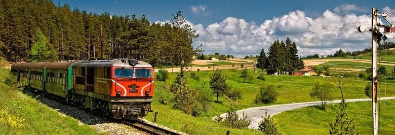 путешествие железная дорога Болгария